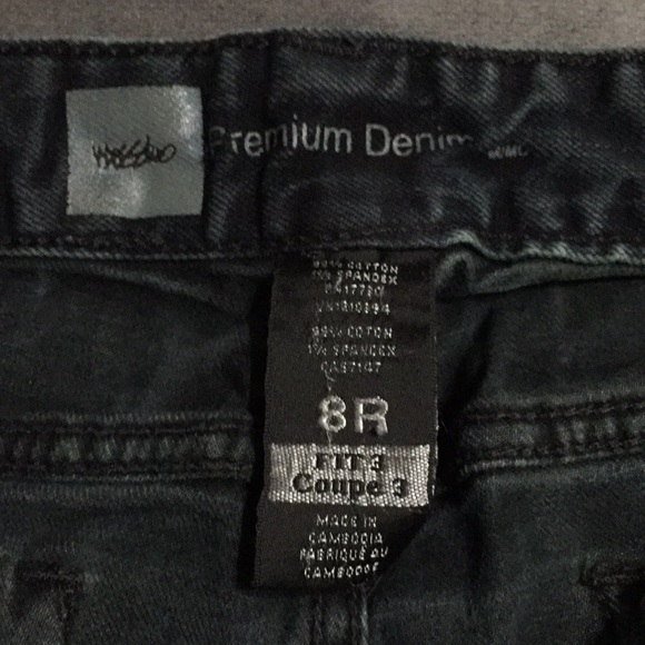 Faded Black Denim Jeans 8R - Picture 13 of 15